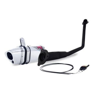 Imagem de Escape / Ponteira Coyote TRS 2 Way + Mais JUNIOR 20cm em Alumínio - NM