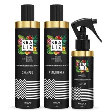 Imagem de Kit home care braliz prolab com shampoo 300 ml + condicionador 300 ml 