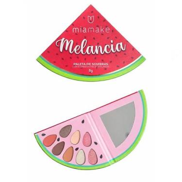 Imagem de Paleta de Sombras 8 Cores Mattes e Cintilantes Melancia - Mia Make - M