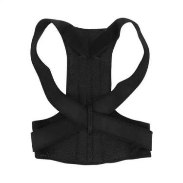 Imagem de Colete Cinta Corretor Postural Suporte Magnético Imã Duplo Ajustável H
