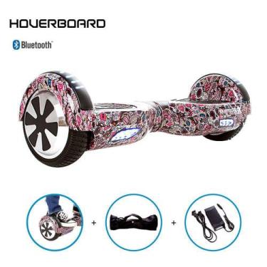 Imagem de Esqueite Elétrico 6,5 Caveira Mexicana Roxa Hoverboard
