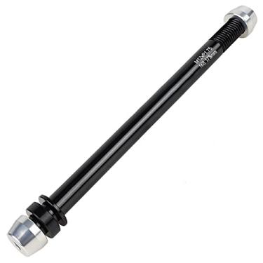 Imagem de CyclingDeal Trainer Thru Axle - Espeto de roda traseira de 12 mm para uso interno - Comprimento de 166 mm a 178 mm Boost - passo de rosca: M12 x P1,75 – 2,5 mm/6 mm/espaçadores cônicos de 7,5 mm