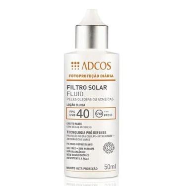 Imagem de Adcos Professional Filtro Solar Fluid Fps 40 Peles Oleosas 50ml