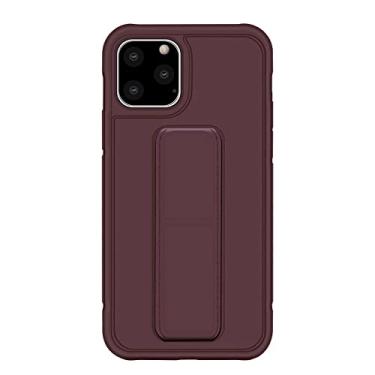 Imagem de Suporte de telefone magnético para Samsung Galaxy S21 Ultra S20 FE S10 Plus Note 20 S 10 A42 A51 A71 Capa de pulseira de couro marrom, para Samsung M51