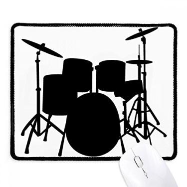 Imagem de Kit de bateria musical Song Mouse pad energético borda costurada Tapete de borracha para jogos