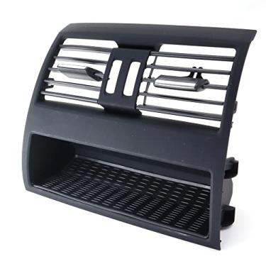 Imagem de HiSport Grade de ar traseira, painel de ventilação CA, interior do console central, saída de condicionamento - Compatível com BMW F10/F18 520 523 525 528 530 535 550 2010-2016 - Substitua 64229172167