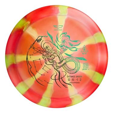 Imagem de Yikun PDGA Disc Golf Distance Driver 165-176g Glaze Line FUXI Perfeito para jogos ao ar livre e competições