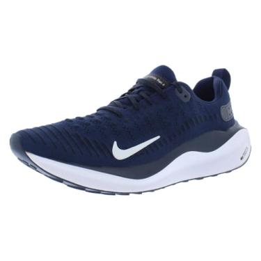Imagem de Nike Tênis unissex Reactx Infinity Run 4, Azul-marinho universitário/tom de platina, 11.5