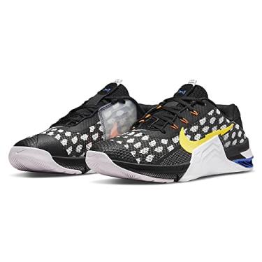 Imagem de Nike Metcon 7 AMP Volt/Vermelho/Azul/Laranja DH3382 703 KC (us_Footwear_Size_System, Adulto, Masculino, Numérico, Médio, Numérico_8_Ponto_5) Volt/Branco-Preto Brilhante Spruce 40