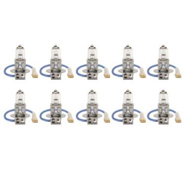 Imagem de 10X Lampada Automotiva Halogena H3 55W 8500k Hid Farol Milha - VELOX P