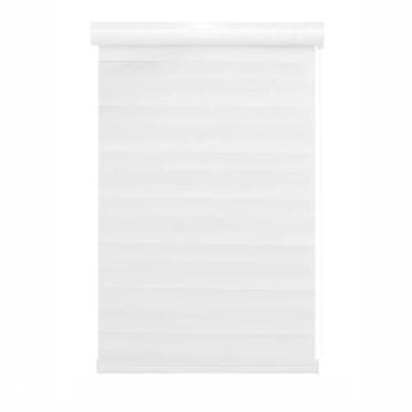 Imagem de Persiana Duplo Rolo Day & Night - 180 X 220 Branco - Wallpaper Shop