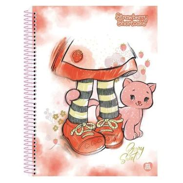 Imagem de Caderno Colegial 160Fls 10Mat Moranguinho Capa 1 - Animativa