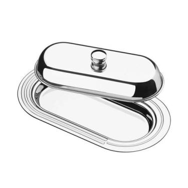 Imagem de Manteigueira ciclo em aco inox com tampa tramontina