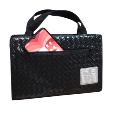 Imagem de Capa com Alça para Bíblila Grande N 13 Estilo Bolsa com Zíper e Bolso 