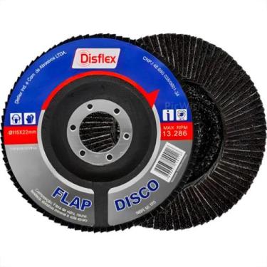 Imagem de Disco Flap Disflex Fibra 4.1/2X120