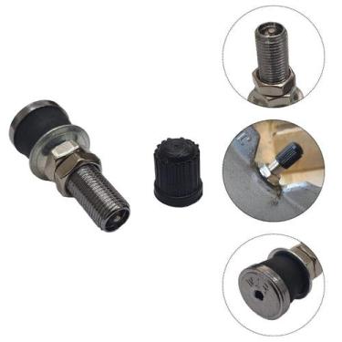 Imagem de Bico De Roda Liga Leve Sem Camara Moto Bike Duplo Resistente - BRAMAIS