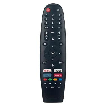 Imagem de Controle remoto de substituição EC32V2HA EC40V2FA, adequado para Caixun Android TV EC32V2HA EC40V2FA, para ARRQW TV RO 75LEG RO 50LEG RO 55LEG RO 65LEG RO 65LEG (sem função de voz)