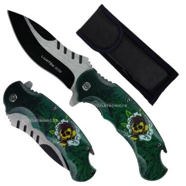 Imagem de Canivete Semiautomático com Abridor de Latas Ideal para Aventuras e Em
