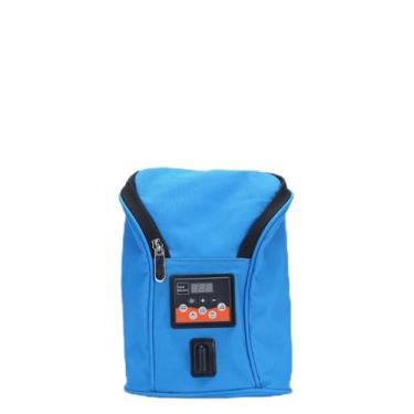 Imagem de Aquecedor de Mamadeira Portátil para Carro, Tela Digital Com Temperatura Ajustável, Bolsa Aquecedora de Leite Com Capacidade de 3,8L para Veículos DC12V, Com Temperatura (BLUE)