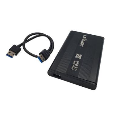 Imagem de Hd Externo 500gb Usb 3.0 Sistema Plug E Play - War Disk, Preto