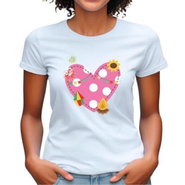 Imagem de Blusinha De Festa Junina Personalizada camiseta babylook arraiá caipir