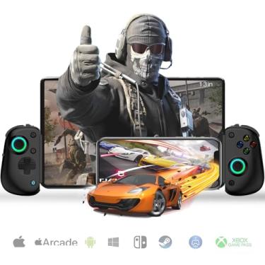 Imagem de Bluetooth Controller D8 Pro for 12.9in iPad, Tablet, iOS/Android/PC/Switch/PS4, Mobile Cloud Game, Streaming on Xbox Console, iPhone 13+, Direct Play, Hall Effects Joysticks with Linear Trigger, COD