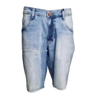 Imagem de Bermuda Masculina Jeans Claro Live Zoom-Masculino