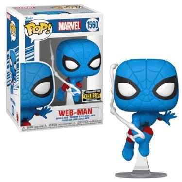 Imagem de Boneco Funko Heroes Marvel Spiderman com teias