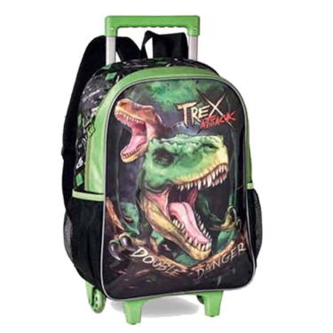 Imagem de Mochila De Rodinhas Infantil Dinossauro T-Rex Clio