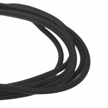 Imagem de DMiotech Tubo dividido de tear de fio de 6 m, protetores de cabo da Pet flexível para gerenciamento de cabos de conduíte para escritório, casa, jardim, preto