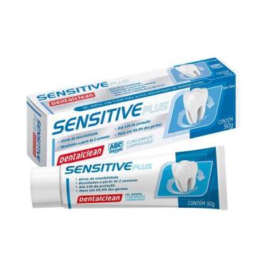 Imagem de Gel dental sensitive plus dentalclean - 90g - Dental clean