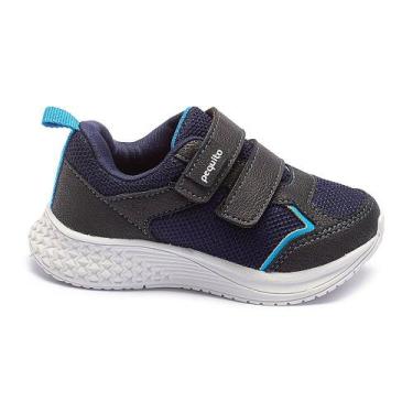 Imagem de Tênis Infantil Menino Casual Confortável Marinho Pequito, 34, Marinho