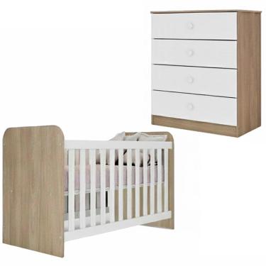 Imagem de Berco Grade Fixa Comoda Labirinto Henn