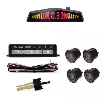 Imagem de Sensor De Estacionamento 4P PRETO FOSCO