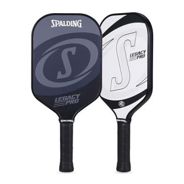 Imagem de Spalding - Raquete Legacy Pro Pickleball, face de fibra de carbono alongada, raquete leve de alto desempenho para potência e controle, aderência confortável durável, raquete profissional de pickleball