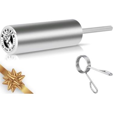 Imagem de hzhdven Extensor de pinos de pilha de peso para máquina de cabos de ginástica e academia doméstica, Ø 8 mm, permitindo placas de peso olímpico adicionais, feito de aço durável para uso seguro e