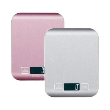 Imagem de Balança Digital De Cozinha 10kg Com Display LCD Em Aço Inoxidável Funç