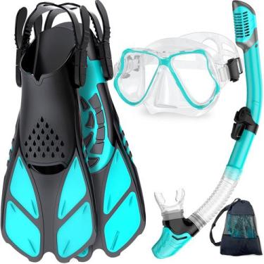 Imagem de Set de Equipo de Snorkel Zenoplige: Máscara, Aletas y Tubo para Adulto