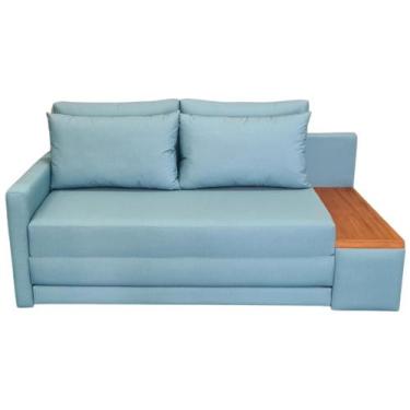 Imagem de Sofá  Cama Casal com Tampo Lateral Direito Tecido Acquablock  180cm - 