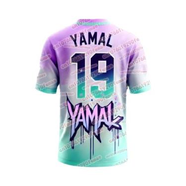 Imagem de Camiseta Esportiva Masculina Respirável Yamal Edição Comemorativa Esta