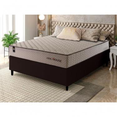 Imagem de Cama Box Espuma San Diego Casal 138x188 Marrom King House