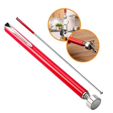 Imagem de Caneta Magnética Telescópica 61cm C/ Imã Antena Pega Metal Imantada Of