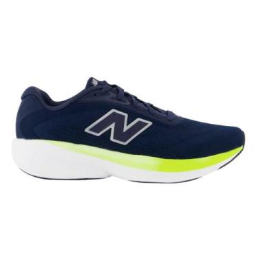 Imagem de Tênis New Balance Fresh Foam 680V9 Masculino, 39, Marinho, Verde