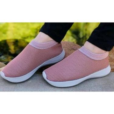 Imagem de Tênis Meia Rosa n35 - Aparecida Calçados