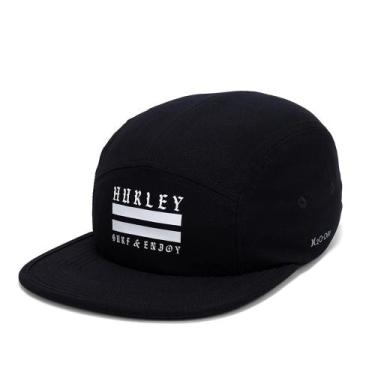 Imagem de Boné Hurley Aba Reta Agacê WT26 Preto, Preto, Único