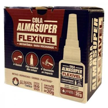 Imagem de Cola Instantanea Almasuper Flexivel Baixa Viscosidade 20G. - BAUNGARTE