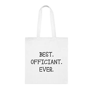 Imagem de Bolsa tote oficial, bolsa Best Officiant Ever (Best Officiant Ever (Best Officiant Ever Officant, presente oficiant officiant, bolsa de ombro oficiant, bolsa reutilizável oficiante,