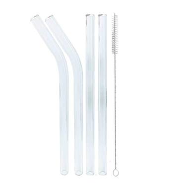 Imagem de Kit Canudos de Vidro Incolor Shake 12mm