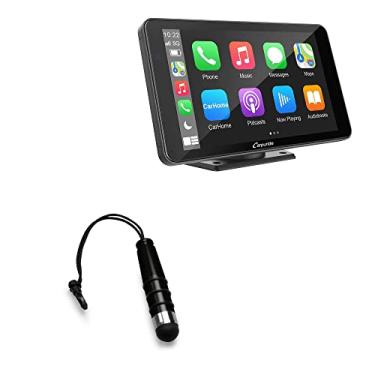 Imagem de Caneta Stylus BoxWave compatível com Carpuride CP701 (Caneta Stylus da BoxWave) – Mini Stylus capacitiva, caneta Stylus capacitiva de ponta de borracha pequena para Carpuride CP701 – Jet Black