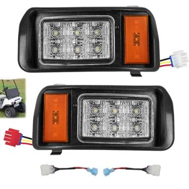 Imagem de Drive-up Farol de LED para carrinho de golfe, faróis de carro de clube para modelos DS 1993-up 12 Volts, Club Car DS Kit de luzes LED OEM 101988001 101988002